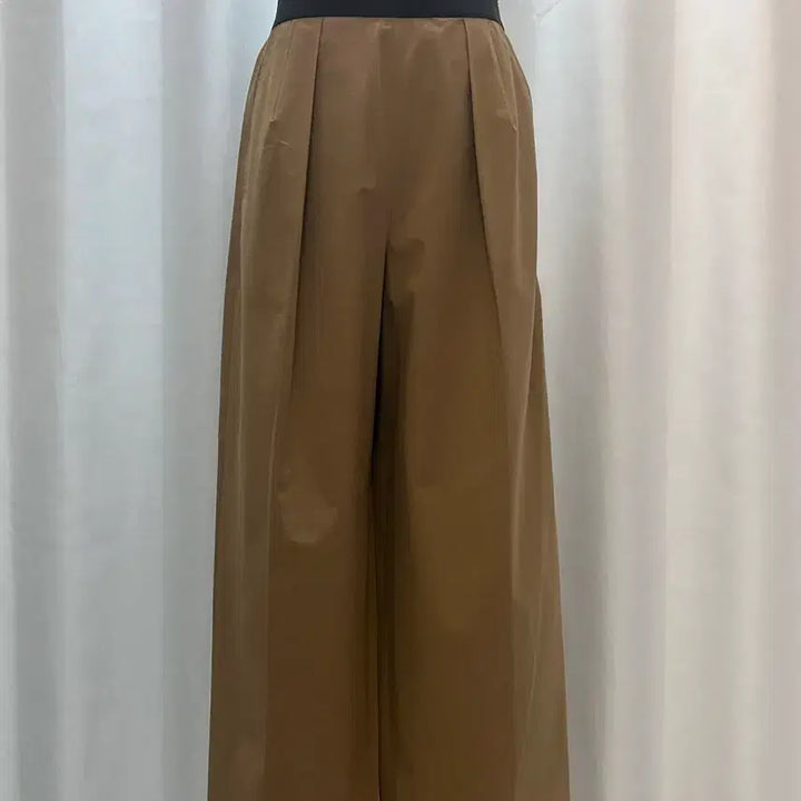 [BUNJANG] TIME Bending Wide Pants Camel Size 55 New Condition / TIME 타임 밴딩 와이드 팬츠 카멜 55 새옷급