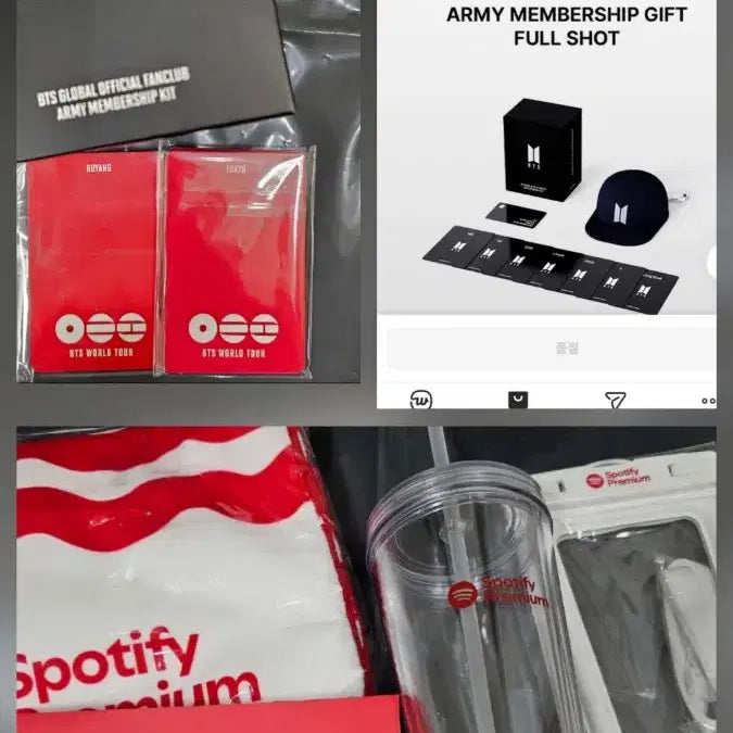 [BUNJANG] BTS Arirang Goyang/Tokyo Photocard Set, ARMY Membership Kit, Spotify Swimside Goods Bundle / 방탄소년단 고양/도쿄  포카, 멤버십키트, 스포티파이 스윔사이드