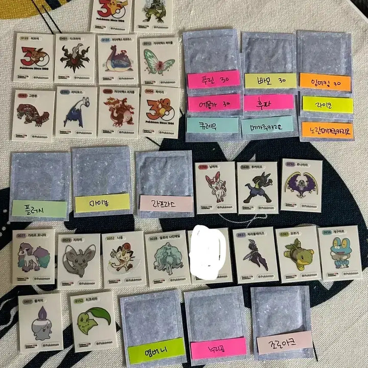 [BUNJANG] Pokemon 30th Anniversary Season 5 Sticker Exchange / 포켓몬 30주년 시즌5  띠부씰 교환