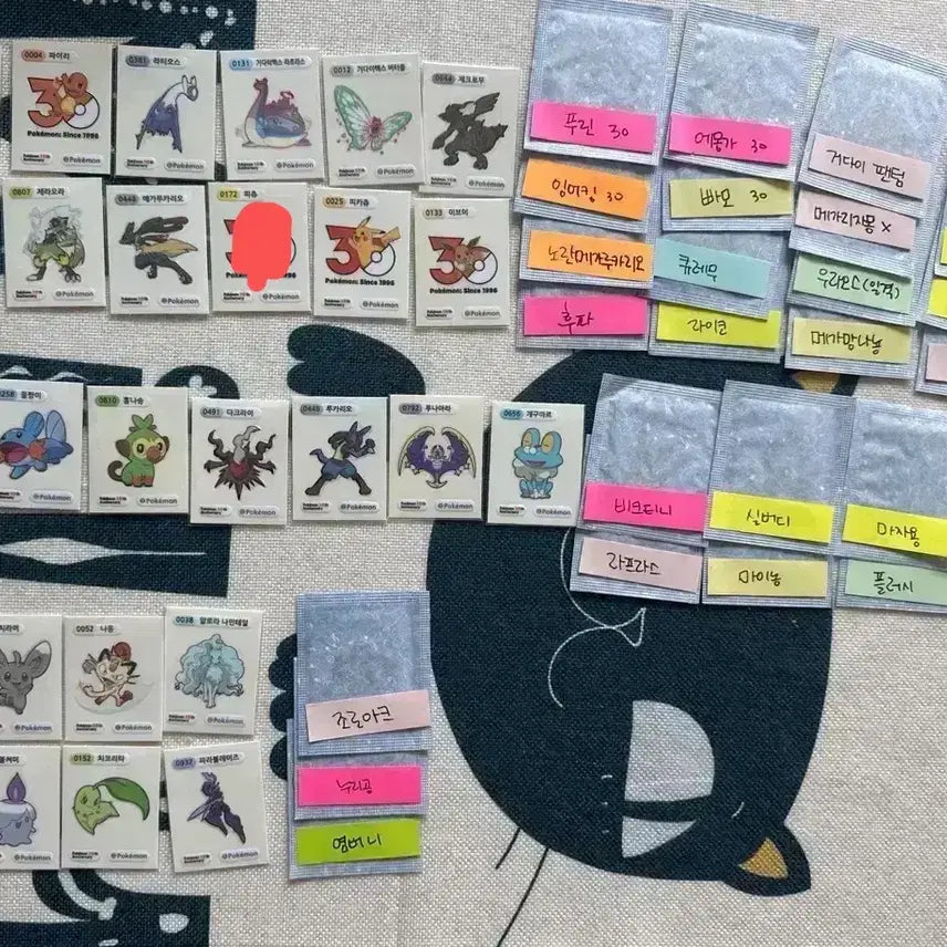 [BUNJANG] Pokemon 30th Anniversary Season 5 Sticker Exchange / 포켓몬 30주년 시즌5  띠부씰 교환