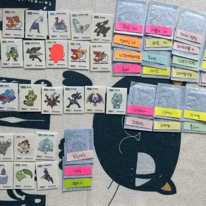 [BUNJANG] Pokemon 30th Anniversary Season 5 Sticker Exchange / 포켓몬 30주년 시즌5  띠부씰 교환