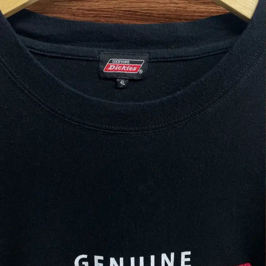 [BUNJANG] Dickies Logo Round Short Sleeve T-Shirt / 디키즈 로고 라운드 반팔티 3XL-4XL