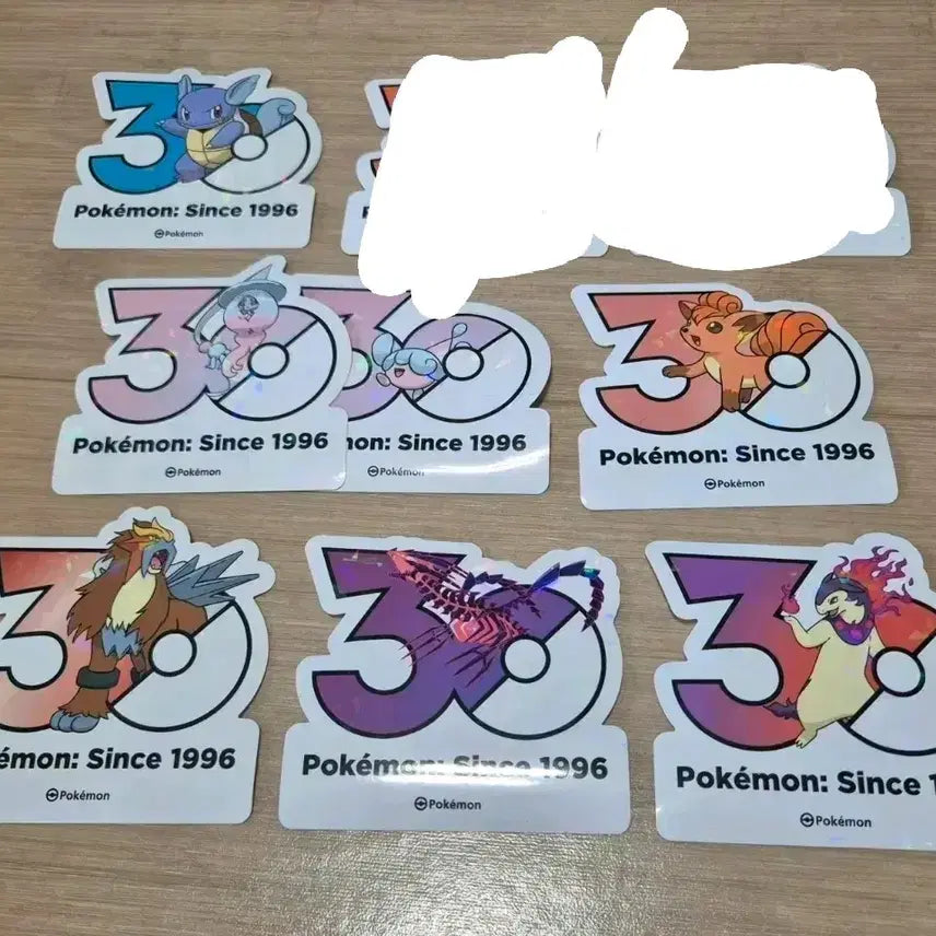 [BUNJANG] Pokemon 30th Anniversary Olive Young Pop-up Stickers / 포켓몬스터 포켓몬 올리브영 팝업 30주년 기념 스티커 판매