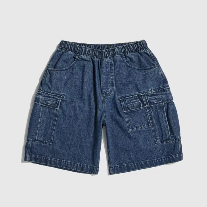 [BUNJANG] Espionage M51 Field Shorts Indigo Washed Denim / 에스피오나지 Denim M51 Field Shorts L