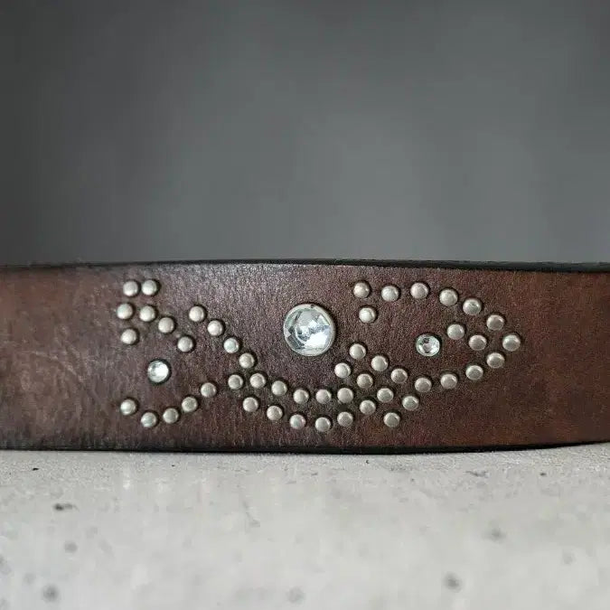 [BUNJANG] SISTLEY Genuine Leather Belt Brown / SISTLEY 시슬리 통가죽 벨트 브라운