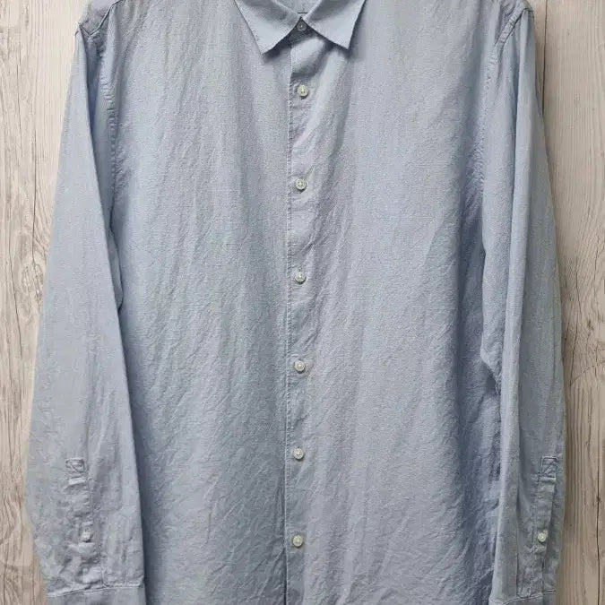 [BUNJANG] Concept Won Cotton Linen Shirt Light Blue XL / [미착용 새상품] 컨셉원 코튼리넨 셔츠 라이트블루 XL
