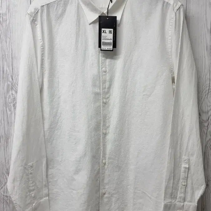 [BUNJANG] Conceptwon Cotton Linen Shirt White XL / [택 달린 새상품] 컨셉원 코튼리넨 셔츠 화이트 XL