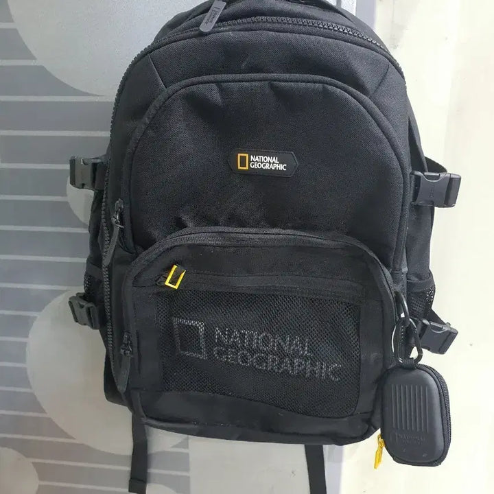 [BUNJANG] National Geographic Black Backpack Bag / 내셔널지오그래픽 검정 백팩 가방