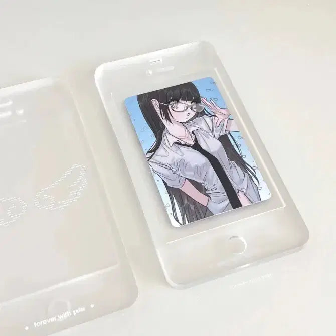 [BUNJANG] iPhone Stand Photocard Tray Holder Case Keychain Toploader / 아이폰st 포토카드 트레이 거치대 케이스 포카홀더 키링 포카 탑로더