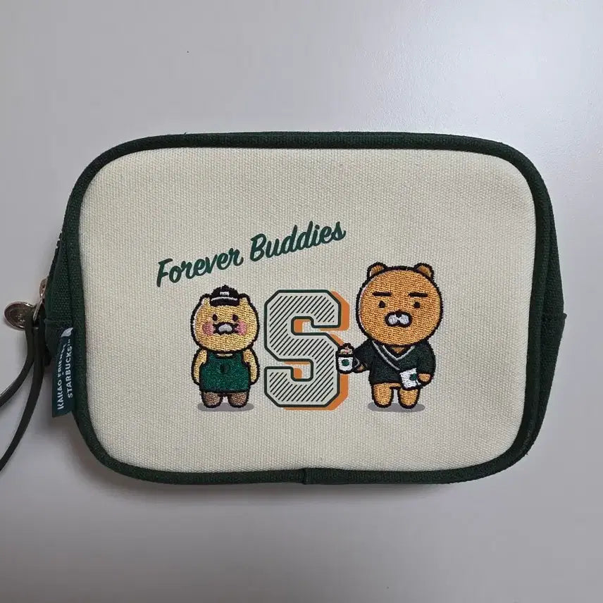 [BUNJANG] Kakao Friends Starbucks My Buddy Choonsik Keychain &amp; Pouch Bundle Set / 카카오프렌즈 스타벅스 마이버디 춘식이 키체인, 파우치 일괄판매