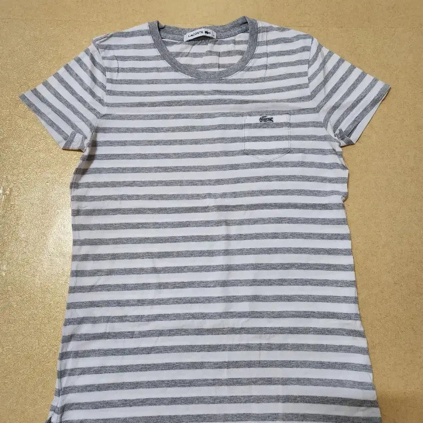 [BUNJANG] Lacoste Striped Short Sleeve T-Shirt / 라코스테 스트라이프 반팔 티셔츠