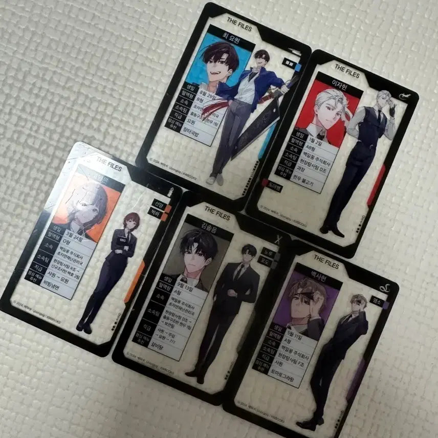 [BUNJANG] Gwedam Cheugun Pop-up Acrylic Photocard Bundle Set (Choi Yo-won, Lee Ja-heon, Kim Sol-eum, Go Young-eun, Baek Sa-heon) / 괴담출근 팝업 괴출 아크릴포카 최요원 이자헌 김솔음 고영은 백사헌 일괄