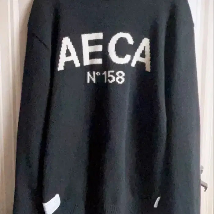 [BUNJANG] AECA Black Knit L / AECA 검정 니트