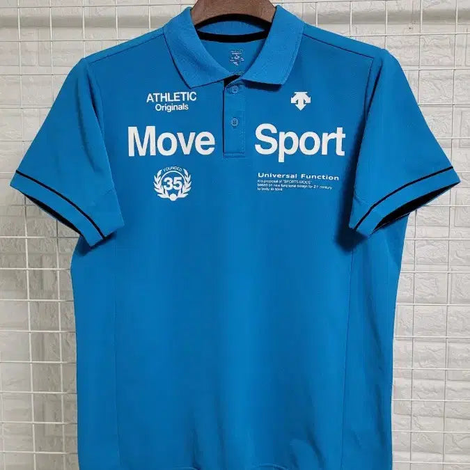 [BUNJANG] Descente Move Sport Performance Sportswear Muscle Fit Collar T-Shirt / [L]데상트 재패니즈 Move Sport기능성 스포츠웨어 머슬핏카라반팔L