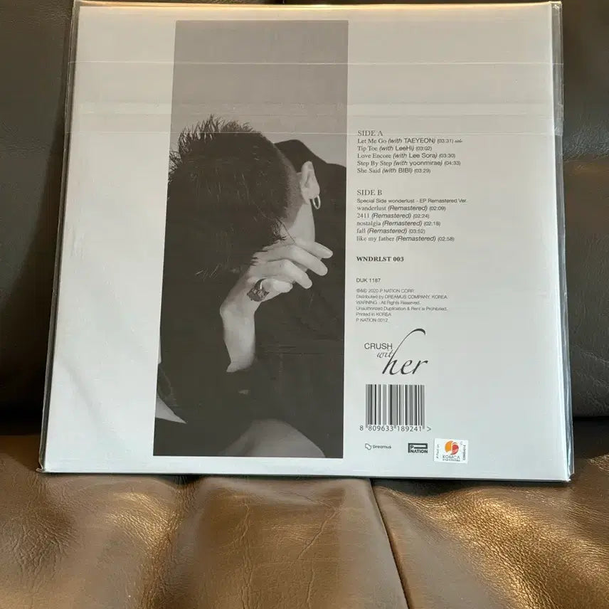 [BUNJANG] Crush with HER LP (Sealed) / 미개봉) 크러쉬 위드허 마장반 lp