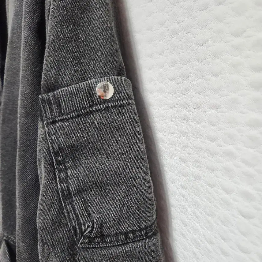 [BUNJANG] IRO Black Washed Denim Bomber Jacket / (매장판)IRO 데님 블랙 워싱 봄버 자켓. 여성
