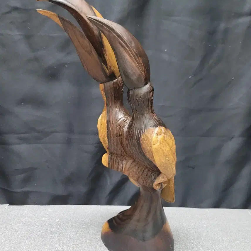 [BUNJANG] Ironwood Toucan Wood Carving (Large) / 아이언우드 투칸 목조각