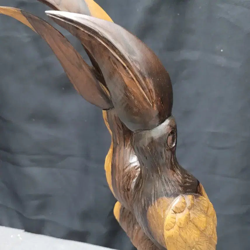 [BUNJANG] Ironwood Toucan Wood Carving (Large) / 아이언우드 투칸 목조각