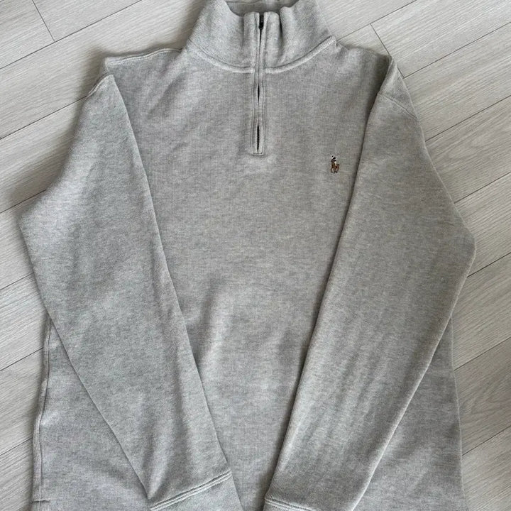 [BUNJANG] Polo Ralph Lauren Half-Zip Knit Sweater M (100) / 폴로 랄프로렌 하프집업 니트 스웨터 M(100)