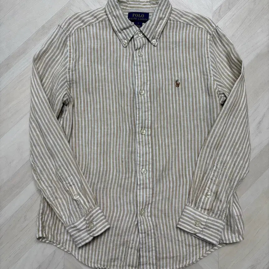 [BUNJANG] Polo Kids Linen Shirt / 폴로 키즈 린넨 셔츠(정품)