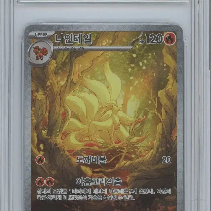 [BUNJANG] Ninetales AR BRG 10 Graded Pokémon Card / 나인테일 ar brg 10
