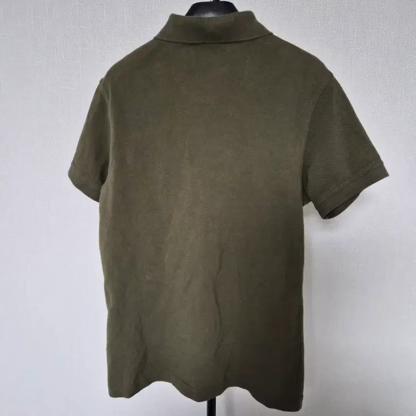 [BUNJANG] Barbour Collar Neck Short Sleeve T-Shirt - Size S / 바버 S Barbour 칼라넥 반팔티셔츠 M-반팔-434