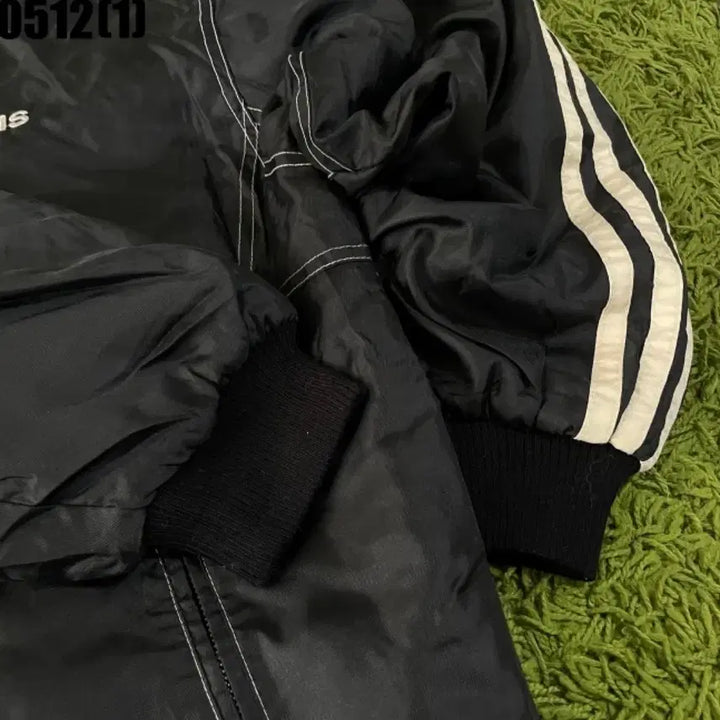 [BUNJANG] Adidas Old Skool Long Zip-Up Jacket / 아디다스 올드스쿨 롱 집업 자켓 105 백 삼선