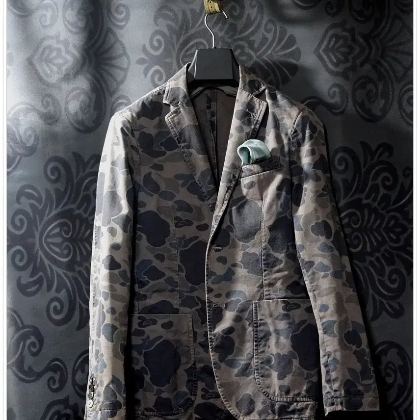 [BUNJANG] AP.T.PO Camouflage Classic Jacket / AP.T .PO 카무플라주 클라식 자켓