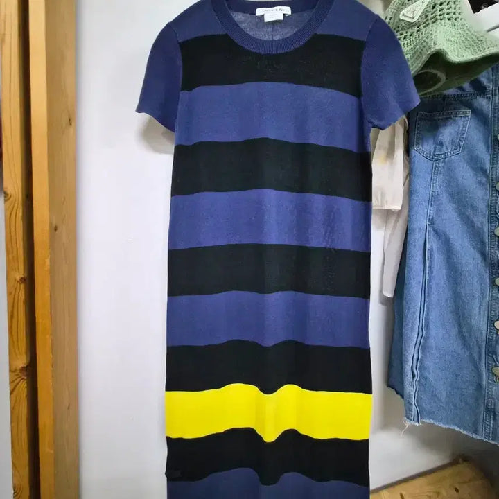 [BUNJANG] Lacoste Striped Dress / 라코스테 스트라이프 원피스