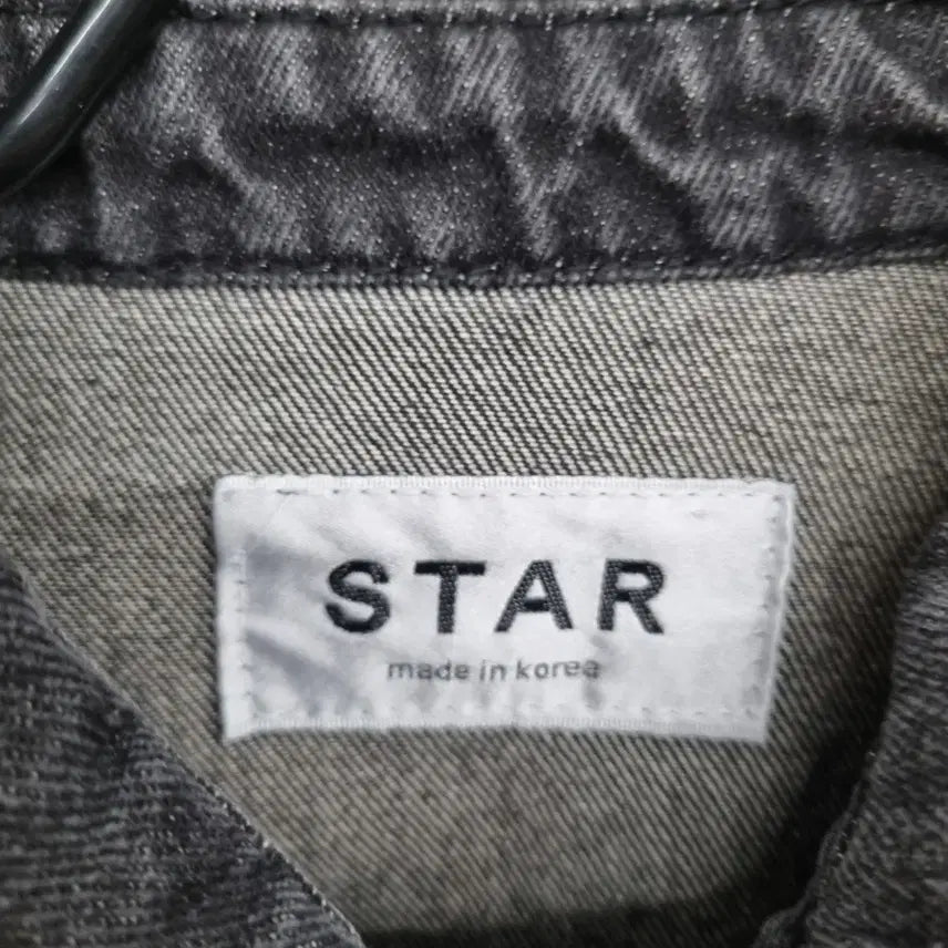 [BUNJANG] STAR Washed Denim Crop Jacket (Women&