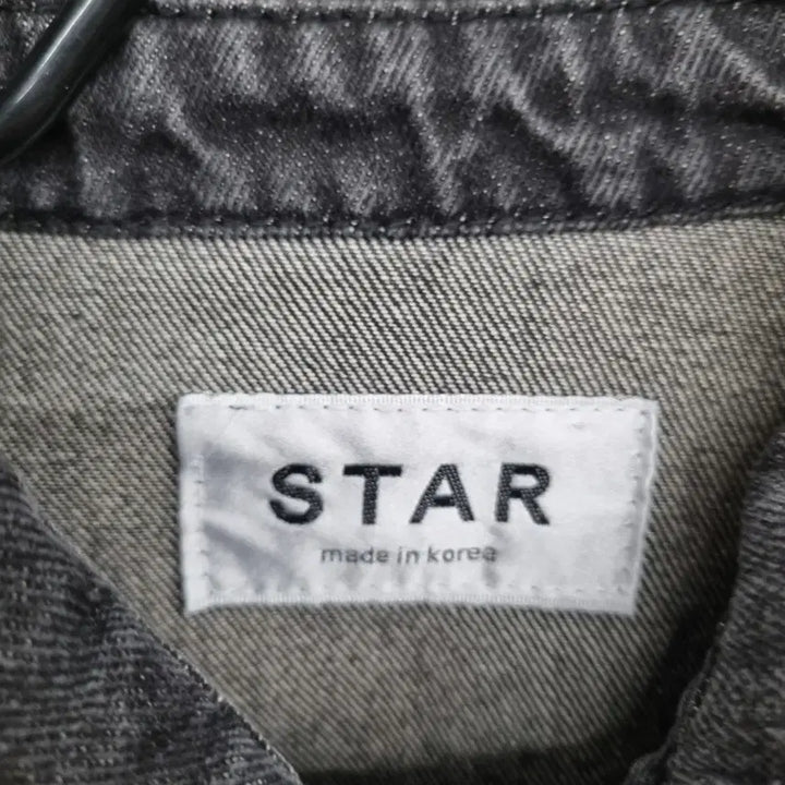 [BUNJANG] STAR Washed Denim Crop Jacket (Women&