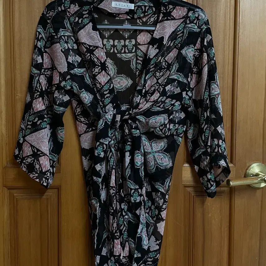 [BUNJANG] Sheer Tropical Cardigan / 씨스루 트로피칼 가디건