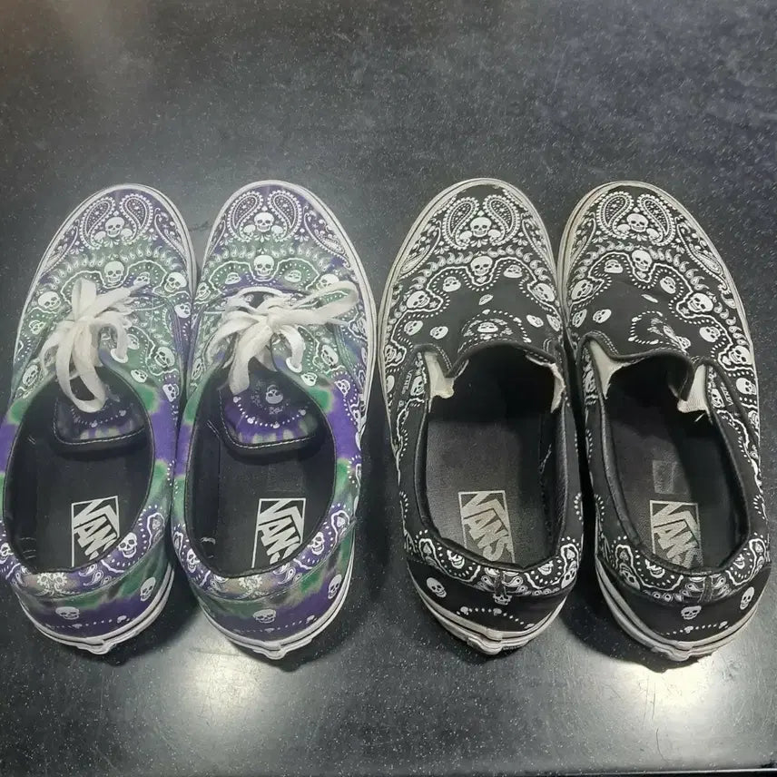 [BUNJANG] Vans Bandana Skull Slip-On Shoes / 무배)반스 반다나 스컬 해골 슬립온 280 일괄