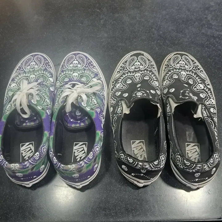 [BUNJANG] Vans Bandana Skull Slip-On Shoes / 무배)반스 반다나 스컬 해골 슬립온 280 일괄