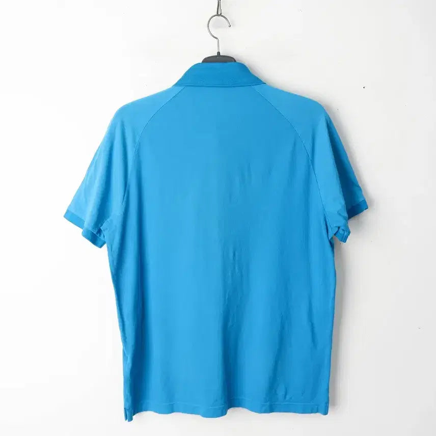 [BUNJANG] Stone Island Cotton Polo Shirt Blue / 100/스톤아일랜드 코튼 카라티