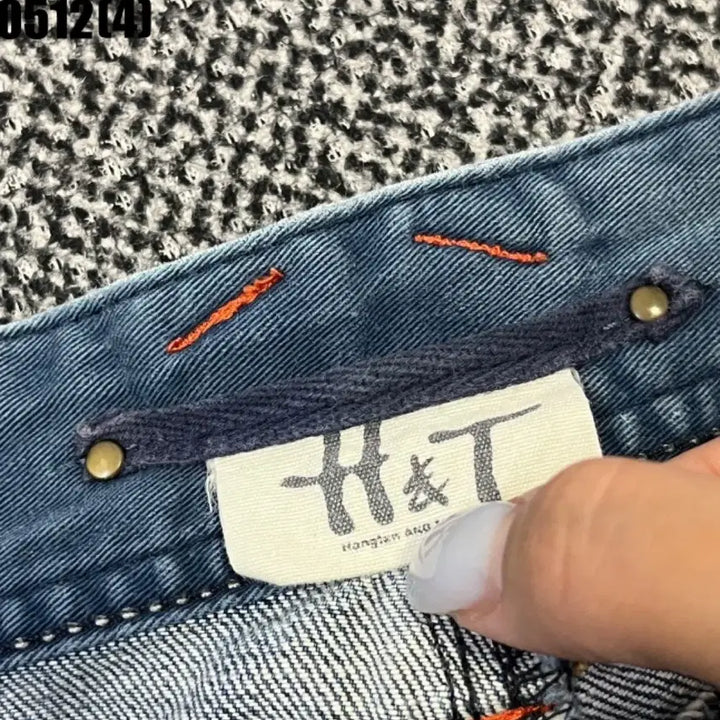 [BUNJANG] Blue Denim Cargo Shorts / 청 데님 카고 반바지