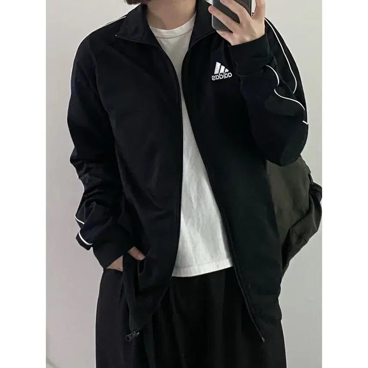 [BUNJANG] Adidas Black Jersey / 아디다스 져지