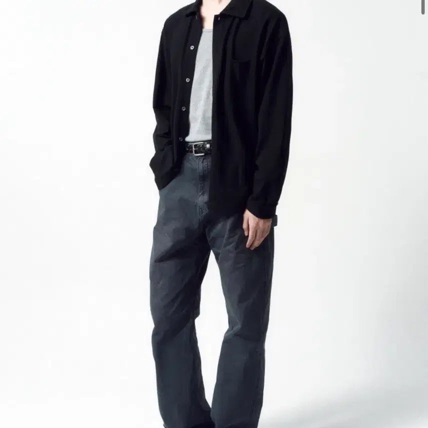 [BUNJANG] In Silence Brushed Cotton Work Pants Faded Charcoal Size L / 인사일런스 브러쉬드 코튼 워크 팬츠 FADED CHARCOAL L사이즈