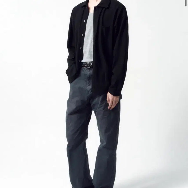 [BUNJANG] In Silence Brushed Cotton Work Pants Faded Charcoal Size L / 인사일런스 브러쉬드 코튼 워크 팬츠 FADED CHARCOAL L사이즈