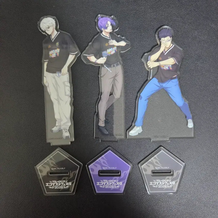[BUNJANG] Blue Lock 2025 Egoist Nagi, Reo, Zantetsu Acrylic Stand Bundle Set / 정품 블루록 2025 에고이스트 나기 레오 잔테츠 아크릴 스탠드 일괄판매
