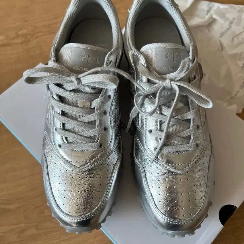 [BUNJANG] NCT Taeyong Ept Alicante 240 Silver Shoes / Ept NCT태용 픽 알리칸테 240 실버