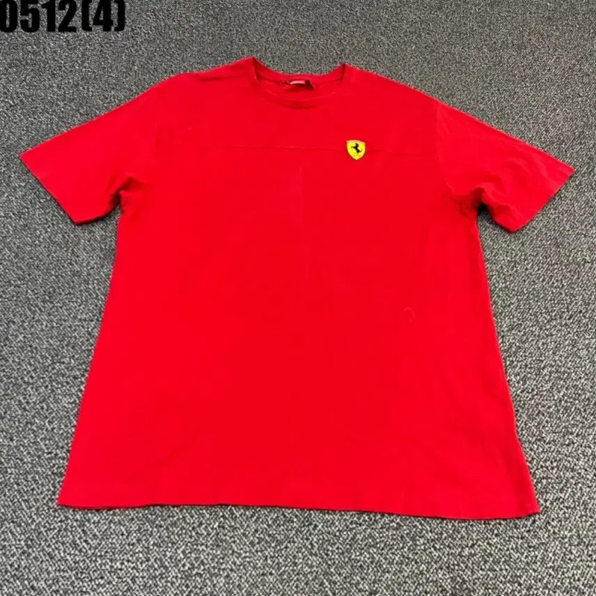 [BUNJANG] Ferrari Red Short-Sleeve T-Shirt / 페라리 레드 반팔 티셔츠