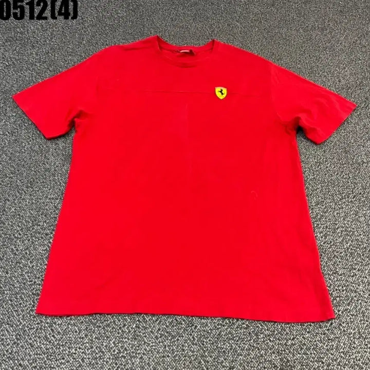 [BUNJANG] Ferrari Red Short-Sleeve T-Shirt / 페라리 레드 반팔 티셔츠