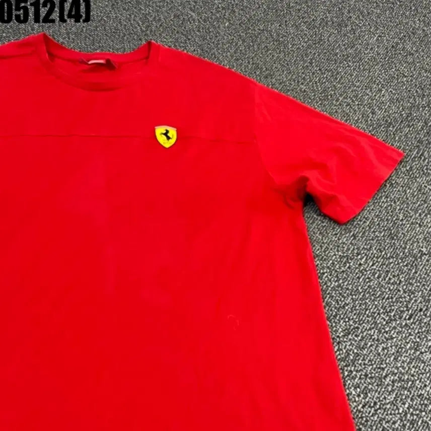[BUNJANG] Ferrari Red Short-Sleeve T-Shirt / 페라리 레드 반팔 티셔츠