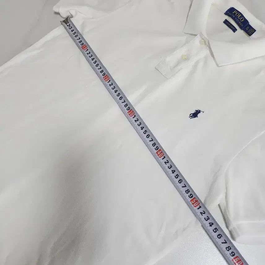 [SOLD OUT] 폴로 랄프로렌 화이트 반팔 폴로셔츠 (100)