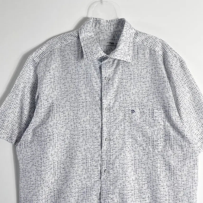 [BUNJANG] S.T. Dupont Short Sleeve Shirt / F2 에스티듀퐁 반팔셔츠1 100-105사이즈