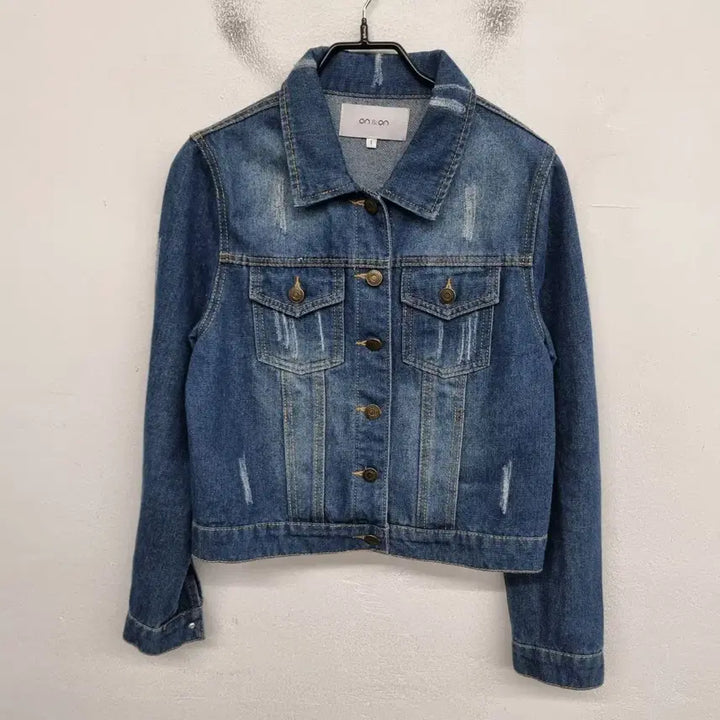 [BUNJANG] On &amp; On Washed Denim Jacket / [여성44 size] 온앤온 워싱 데님 자켓 청자켓