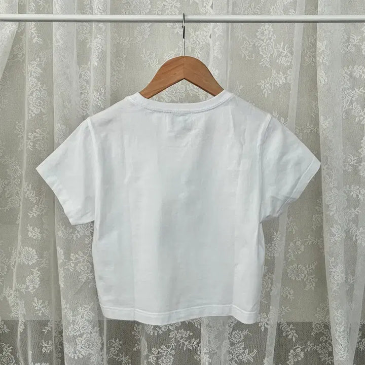 [BUNJANG] Marithe Francois Girbaud Bear Crop T-Shirt White / S) 마리떼 프랑소와저버 베어 크롭 반팔 티셔츠 화이트