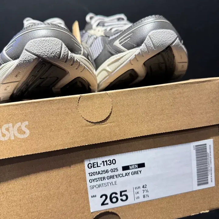 [BUNJANG] Asics 1130 Oyster Clay Grey Sneakers (265mm) / 아식스 1130 오이스터 265 새상품
