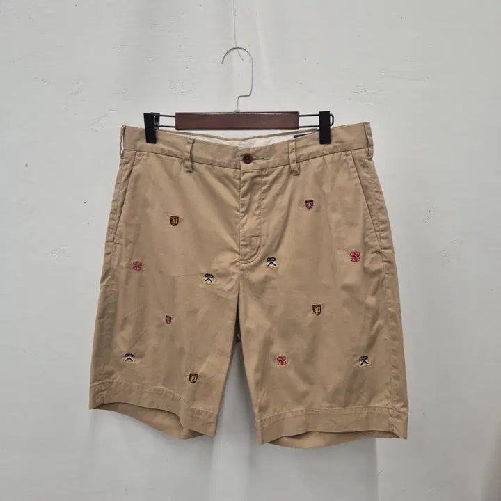 [BUNJANG] Polo Ralph Lauren Shield Embroidery Trousers Size 31 / 폴로 랄프로렌 방패 자수 바지 31